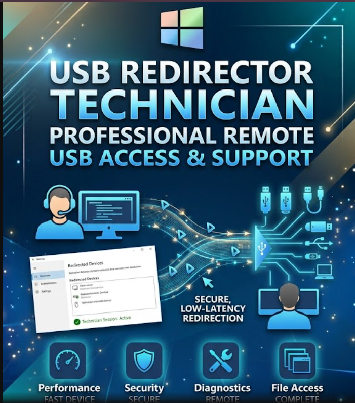 USB REDIRECTOR TECNICIAN LIFETIME FREE